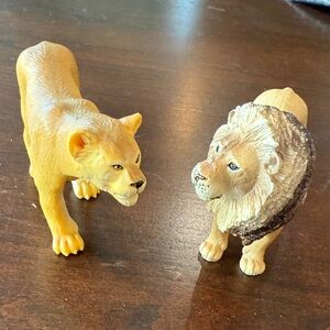 🦁 Schleich Lion & Lioness Figurine Set – Realistic Wildlife Safari Animals